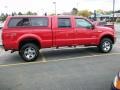 Red - F350 Super Duty XLT Crew Cab 4x4 Photo No. 5