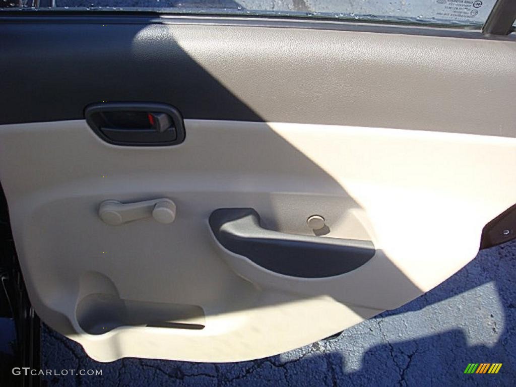 2006 Accent GLS Sedan - Ebony Black / Beige photo #14