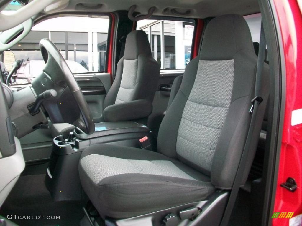 Medium Flint Interior 2007 Ford F350 Super Duty XLT Crew Cab 4x4 Photo #38173932