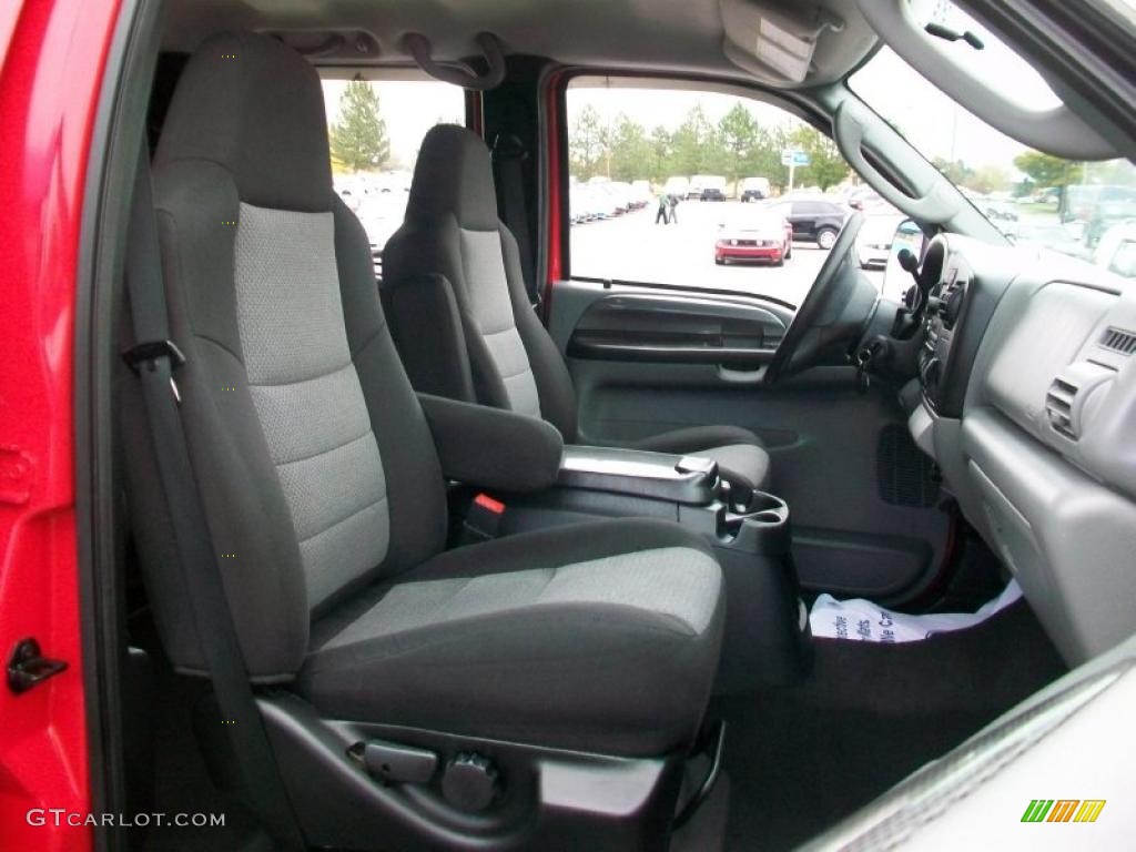 Medium Flint Interior 2007 Ford F350 Super Duty XLT Crew Cab 4x4 Photo #38173980