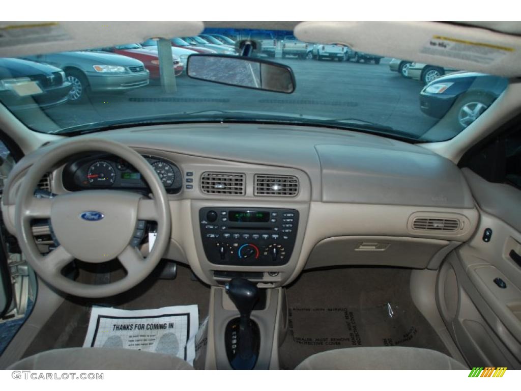 2004 Ford Taurus SE Sedan Medium Parchment Dashboard Photo #38174964