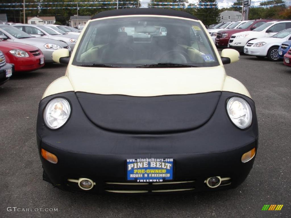 2005 New Beetle GLS Convertible - Mellow Yellow / Black photo #2
