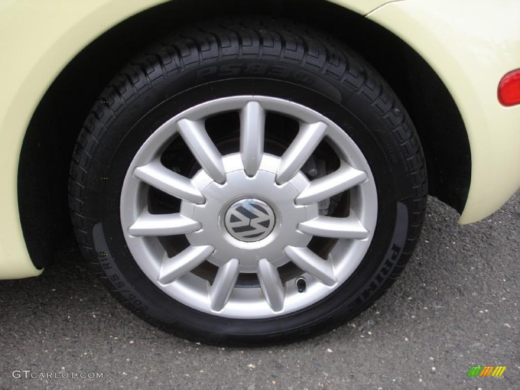 2005 New Beetle GLS Convertible - Mellow Yellow / Black photo #8