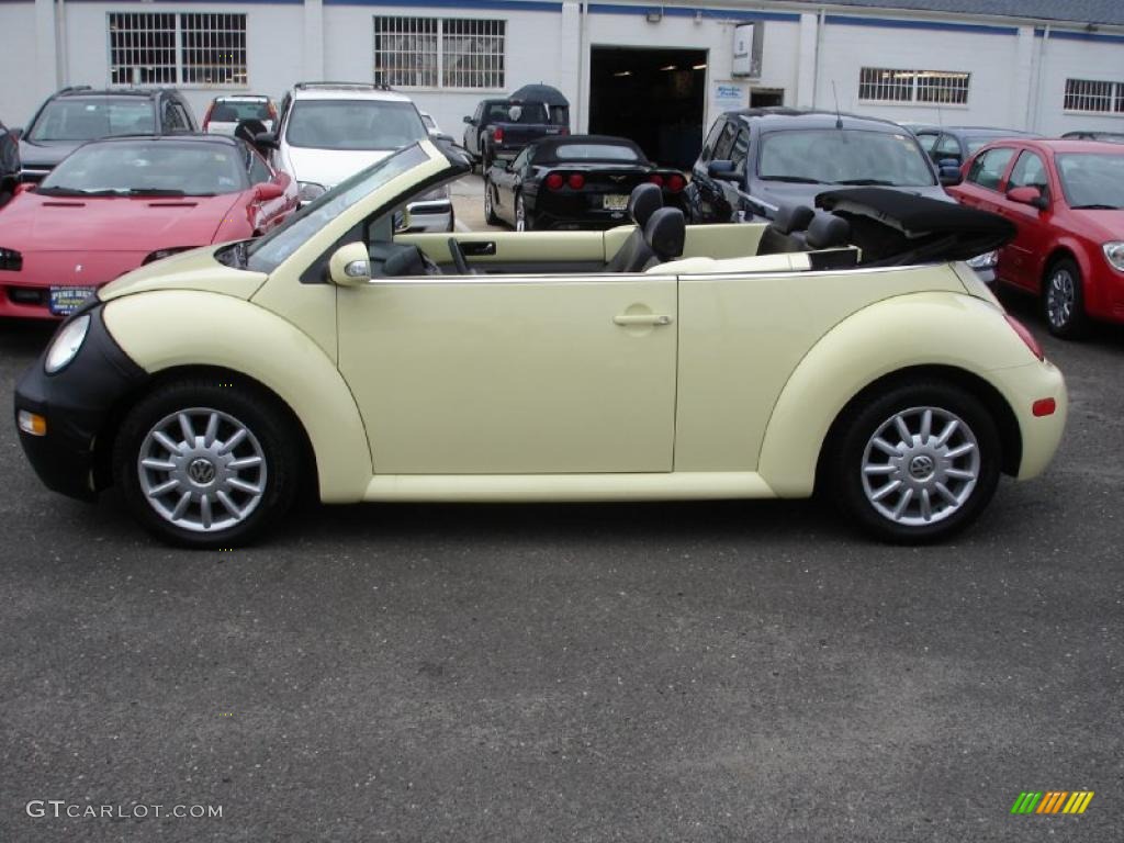 2005 New Beetle GLS Convertible - Mellow Yellow / Black photo #11