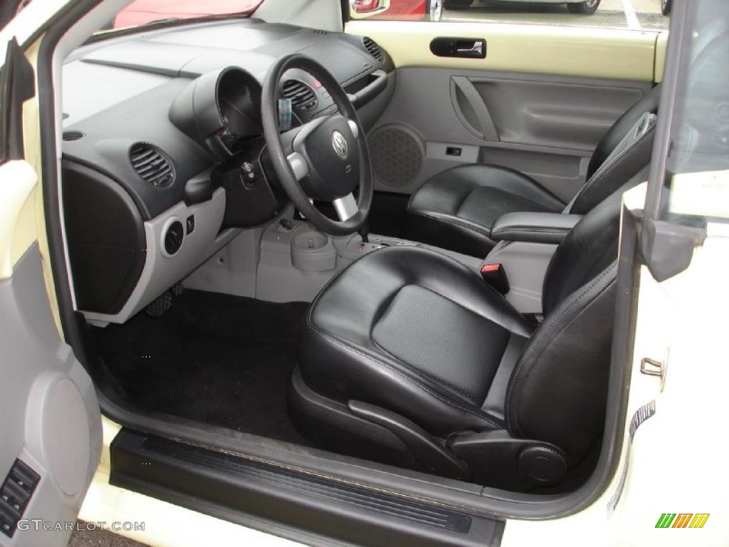 2005 New Beetle GLS Convertible - Mellow Yellow / Black photo #13