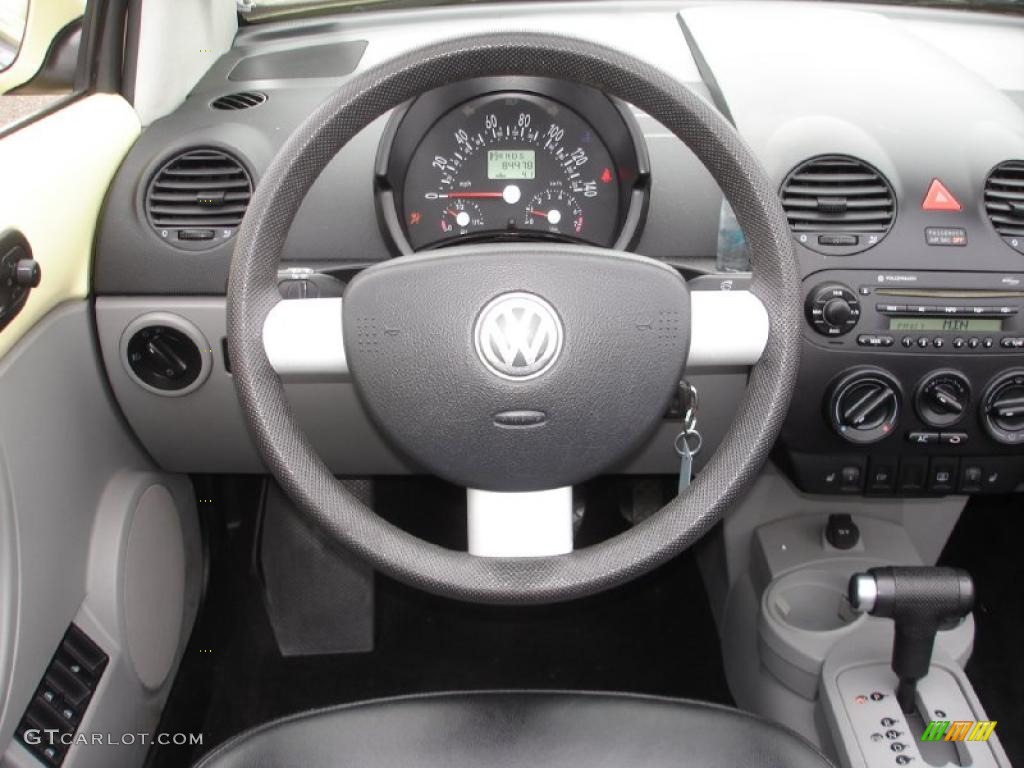 2005 New Beetle GLS Convertible - Mellow Yellow / Black photo #15