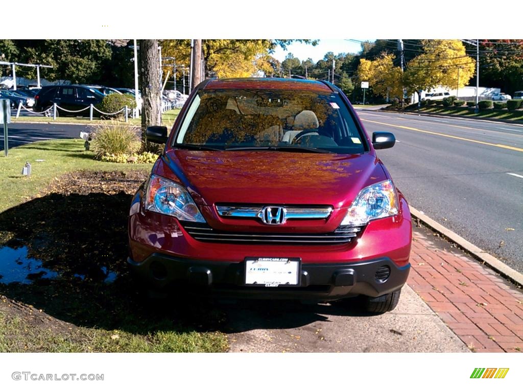 2009 CR-V EX 4WD - Tango Red Pearl / Gray photo #3