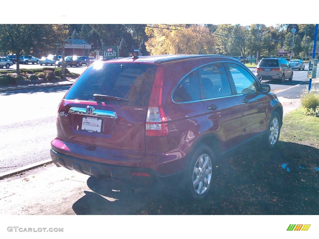 2009 CR-V EX 4WD - Tango Red Pearl / Gray photo #5