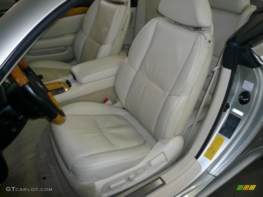 Ecru Interior 2004 Lexus SC 430 Photo #38180024