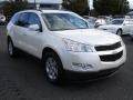 2011 White Chevrolet Traverse LT  photo #3