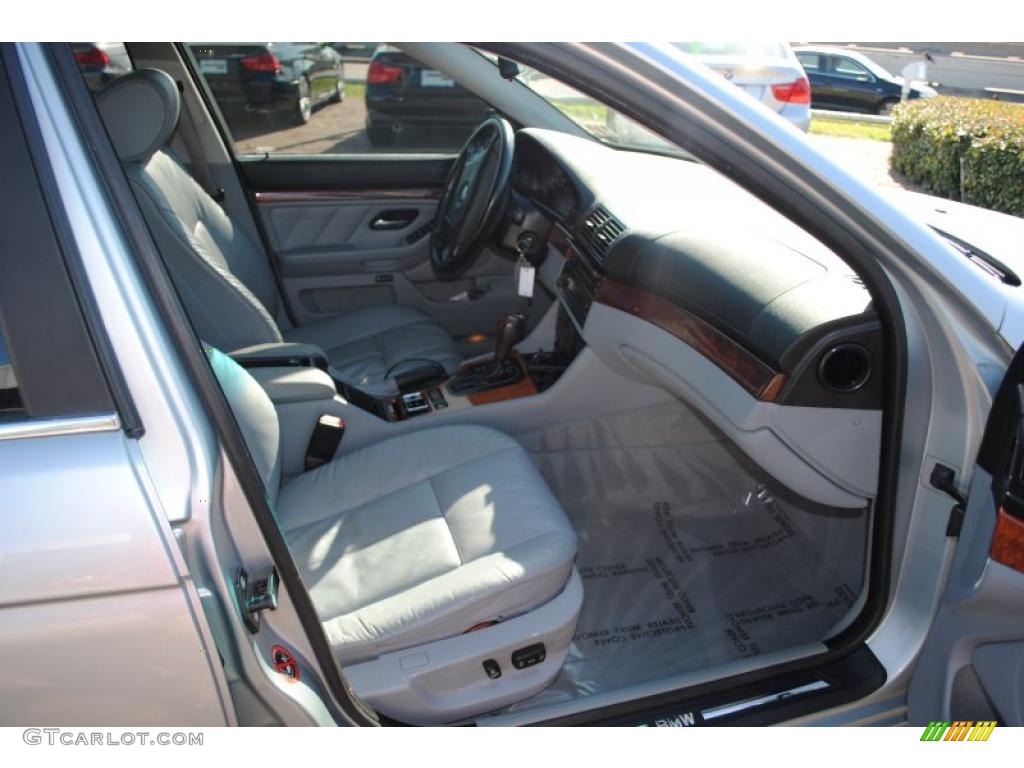 Grey Interior 1998 BMW 5 Series 528i Sedan Photo #38180976