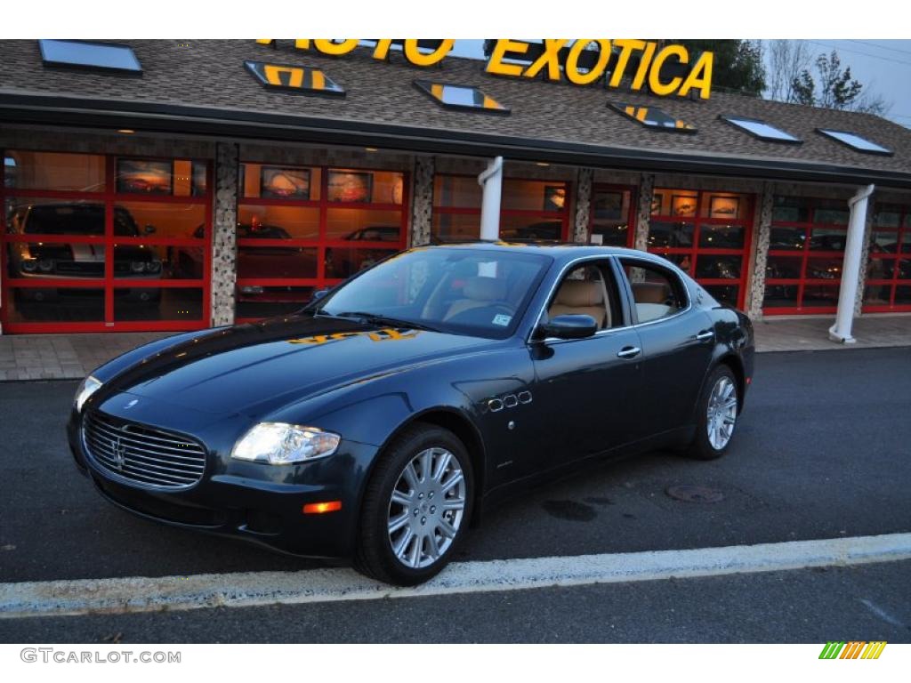 2005 Quattroporte  - Blu Nettuno (Blue Metallic) / Beige photo #1