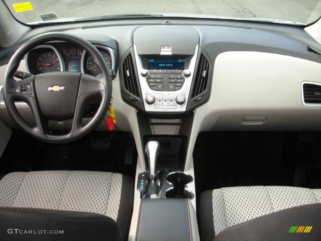 2010 Chevrolet Equinox LS AWD Jet Black/Light Titanium Dashboard Photo #38181508