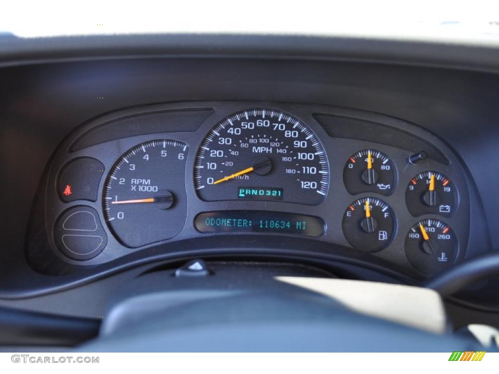 2004 Chevrolet Silverado 2500HD LS Extended Cab 4x4 Gauges Photo #38182060