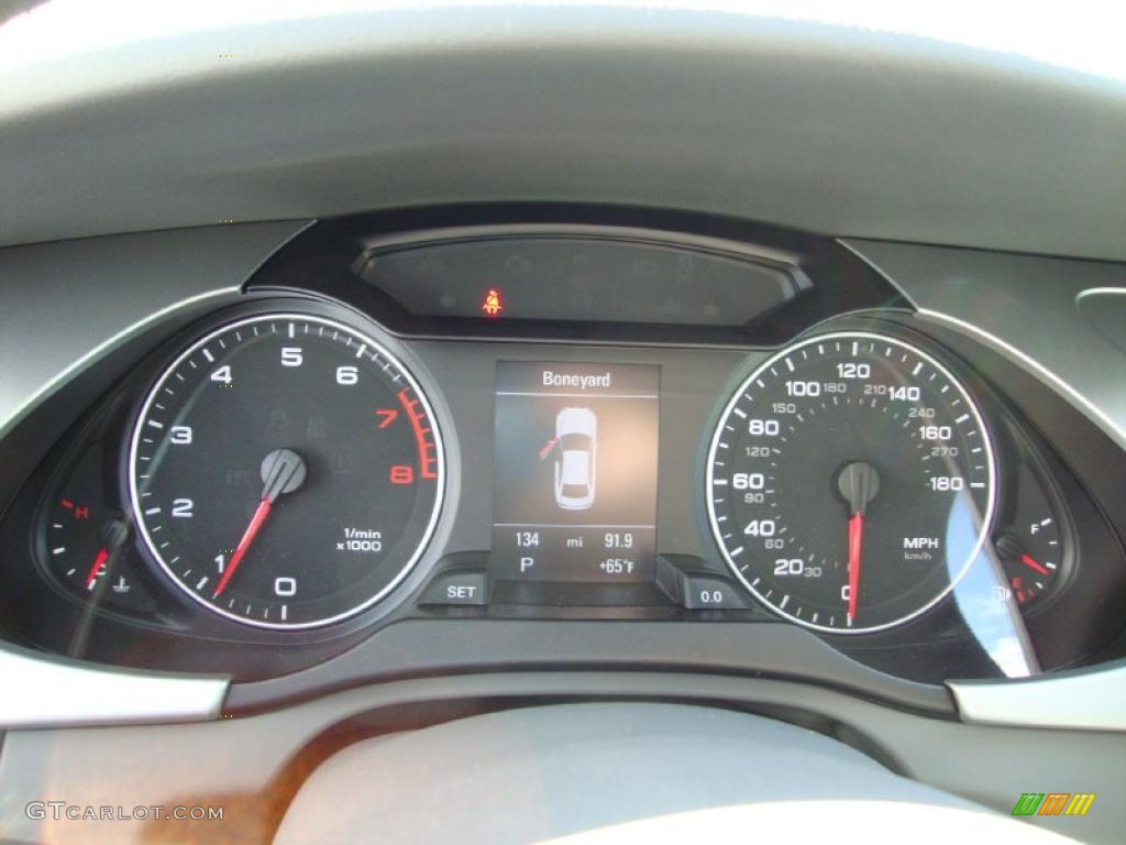 2010 Audi A4 2.0T quattro Sedan Gauges Photo #38182108