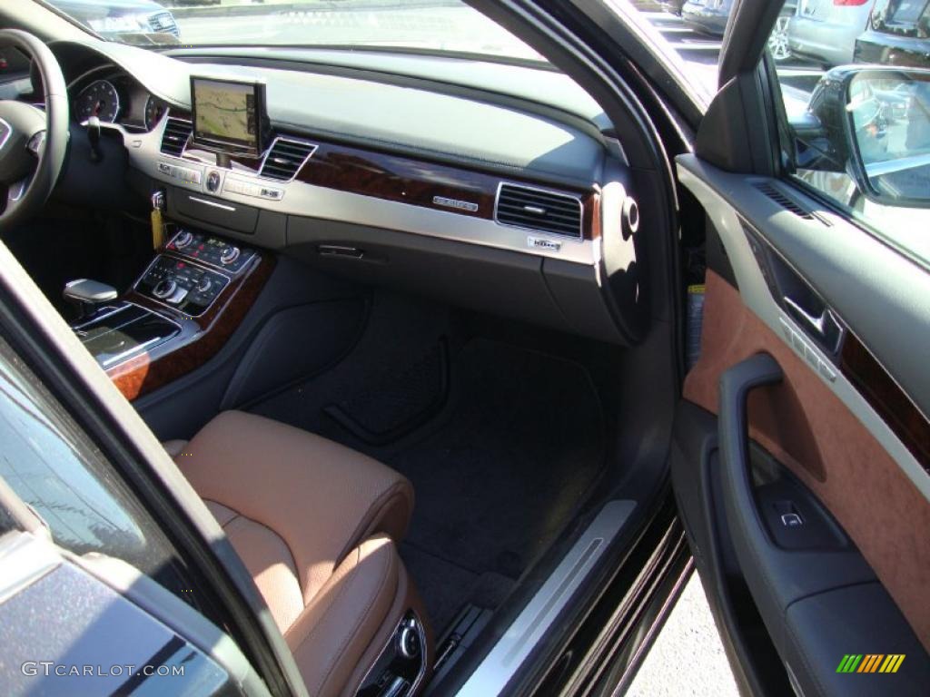 Nougat Brown Interior 2011 Audi A8 4.2 FSI quattro Photo #38182416