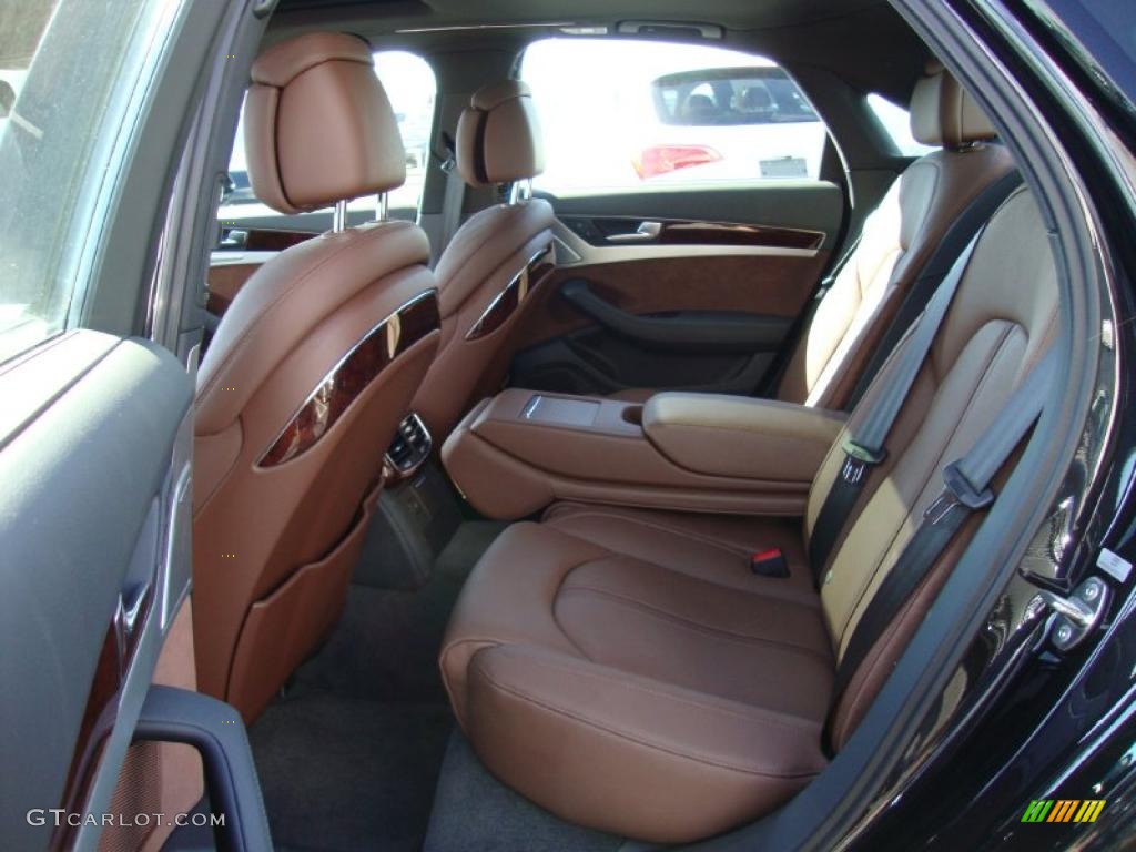 Nougat Brown Interior 2011 Audi A8 4.2 FSI quattro Photo #38182520