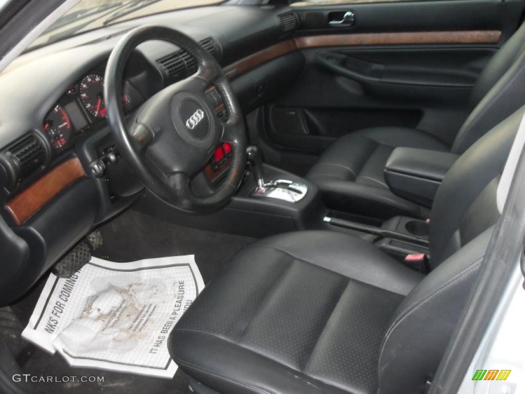 Onyx Interior 1999 Audi A4 2.8 quattro Sedan Photo #38182688