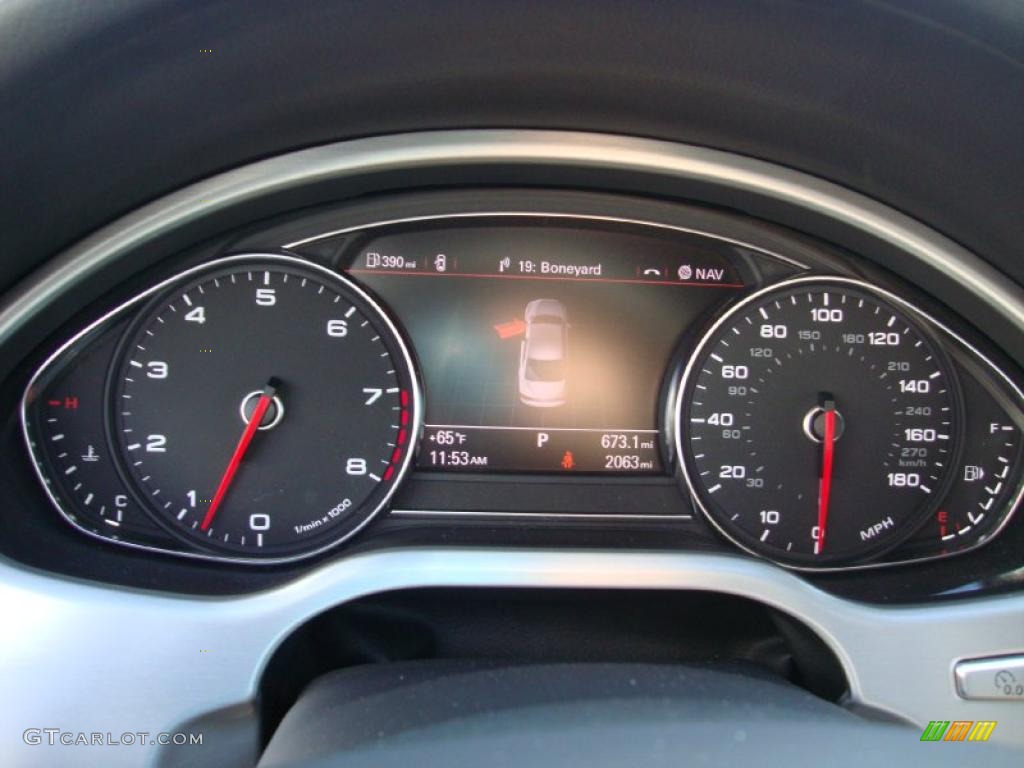 2011 Audi A8 4.2 FSI quattro Gauges Photo #38182724