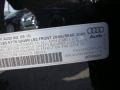 2011 Audi A8 4.2 FSI quattro Info Tag