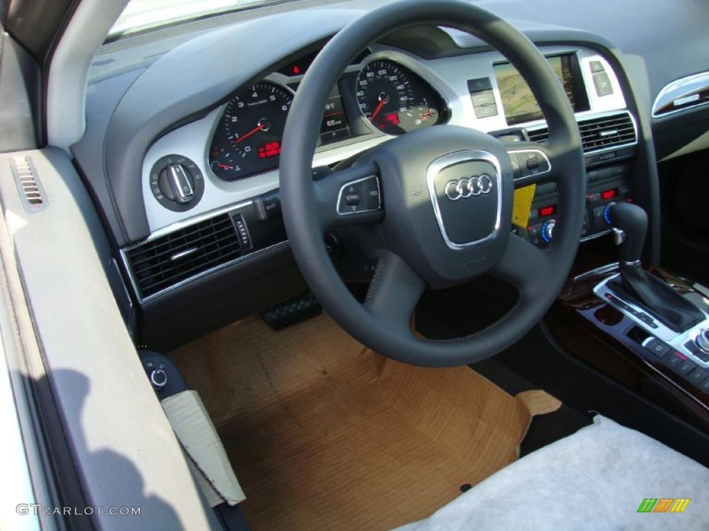 Black Interior 2011 Audi A6 3.0T quattro Sedan Photo #38182928