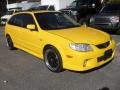 2003 Vivid Yellow Mazda Protege 5 Wagon  photo #2