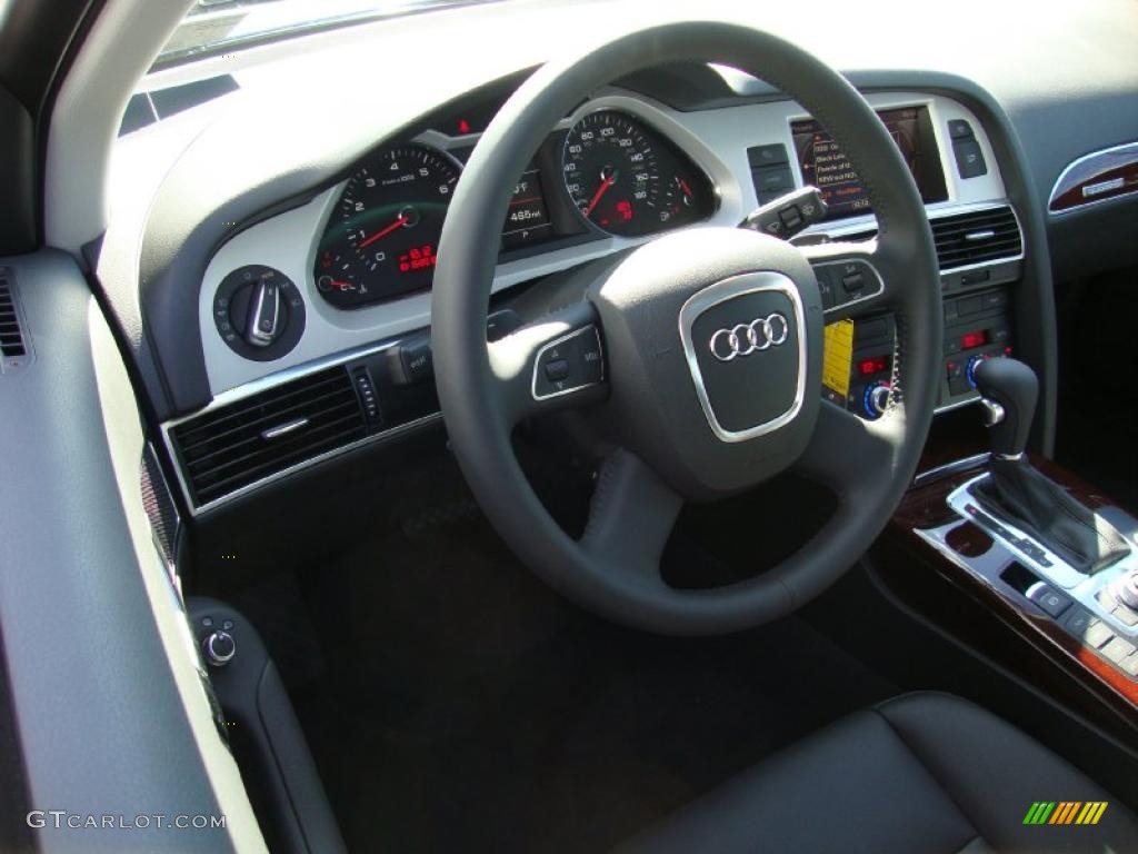 Black Interior 2011 Audi A6 3.0T quattro Sedan Photo #38183456