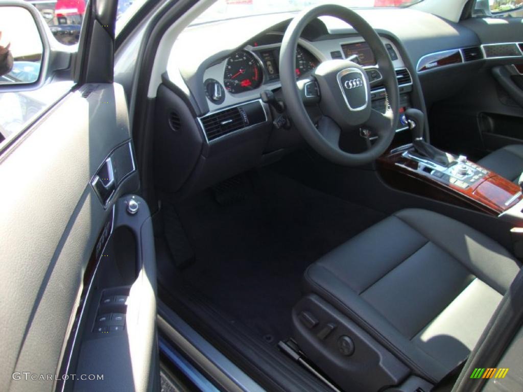 Black Interior 2011 Audi A6 3.0T quattro Sedan Photo #38183472