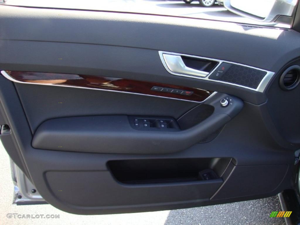 Black Interior 2011 Audi A6 3.0T quattro Sedan Photo #38183484