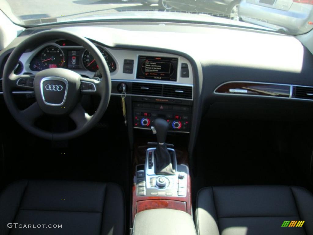 2011 Audi A6 3.0T quattro Sedan Black Dashboard Photo #38183692