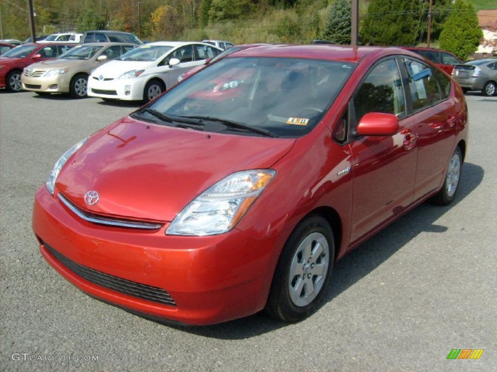 2009 Prius Hybrid - Barcelona Red Metallic / Dark Gray photo #3