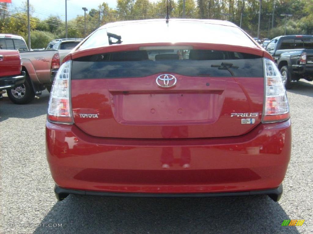 2009 Prius Hybrid - Barcelona Red Metallic / Dark Gray photo #5