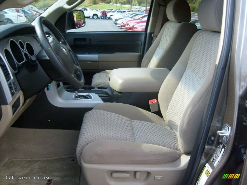 2008 Tundra SR5 Double Cab 4x4 - Pyrite Mica / Beige photo #11