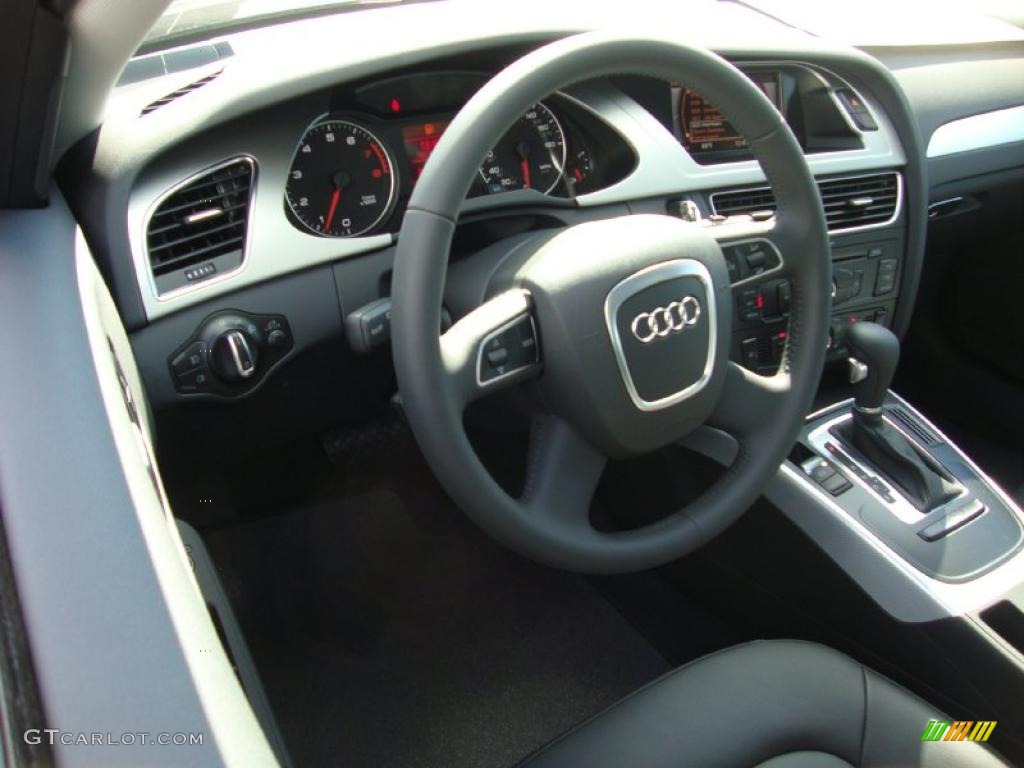 Black Interior 2011 Audi A4 2.0T quattro Sedan Photo #38185308