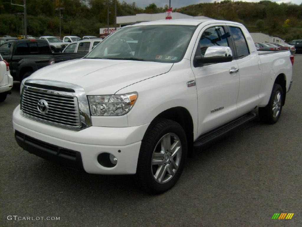 Super White 2010 Toyota Tundra Limited Double Cab 4x4 Exterior Photo #38185364