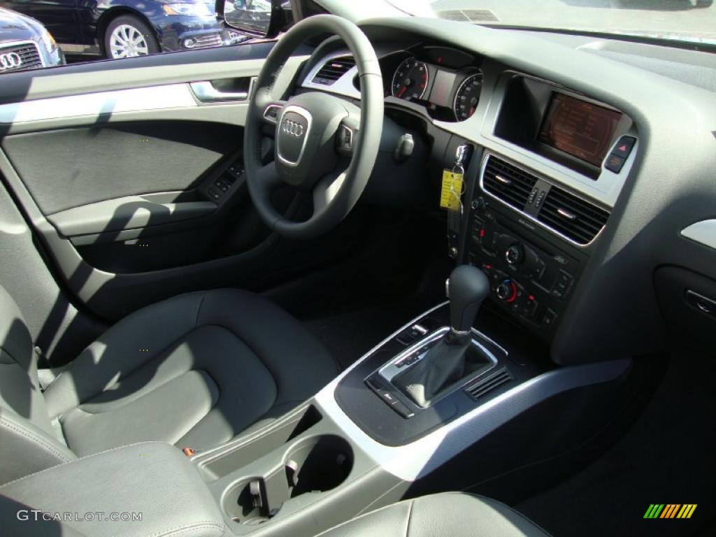 Black Interior 2011 Audi A4 2.0T quattro Sedan Photo #38185422