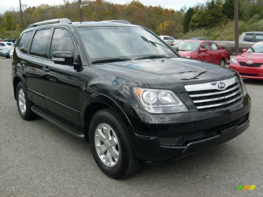 2009 Borrego LX V6 4x4 - Ebony Black / Gray photo #1