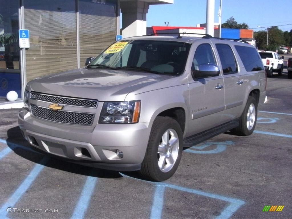 Silver Birch Metallic 2008 Chevrolet Suburban 1500 LTZ Exterior Photo #38185922