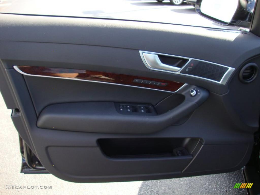 Black Interior 2011 Audi A6 3.0T quattro Sedan Photo #38185928