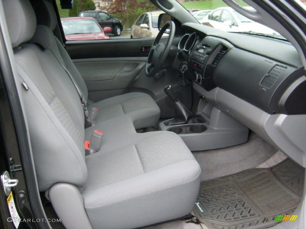 Graphite Interior 2010 Toyota Tacoma Regular Cab 4x4 Photo #38186228