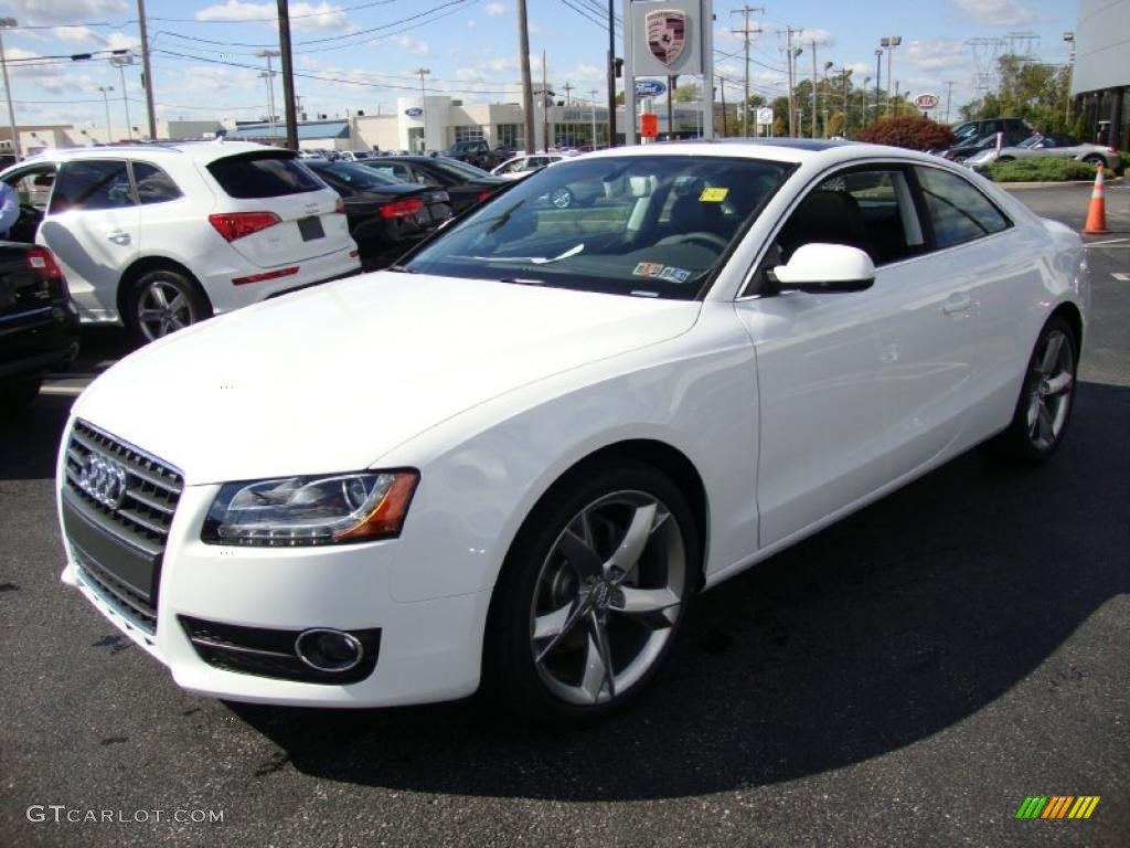 Ibis White 2011 Audi A5 2.0T quattro Coupe Exterior Photo #38186332