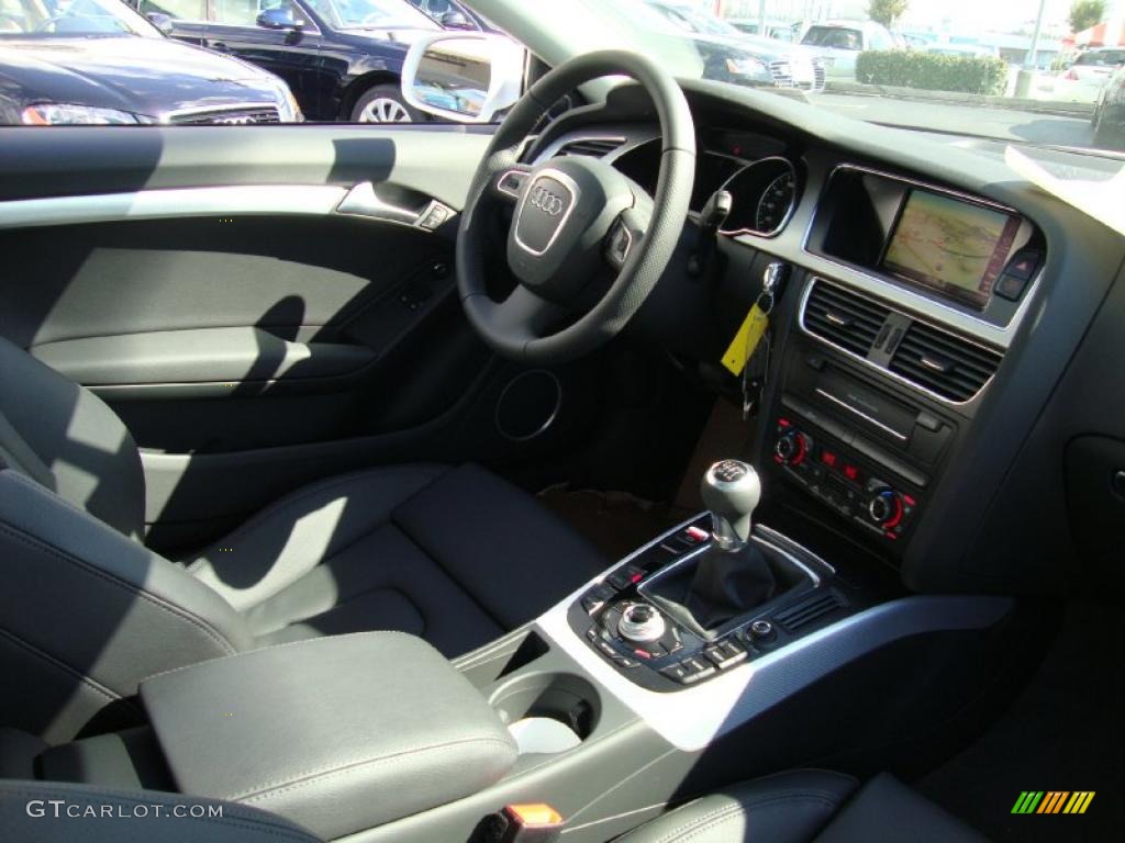 Black Interior 2011 Audi A5 2.0T quattro Coupe Photo #38186568