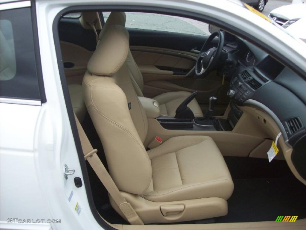 Ivory Interior 2010 Honda Accord EX-L V6 Coupe Photo #38187020