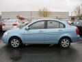 2009 Ice Blue Hyundai Accent GLS 4 Door  photo #10