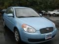 2009 Ice Blue Hyundai Accent GLS 4 Door  photo #13