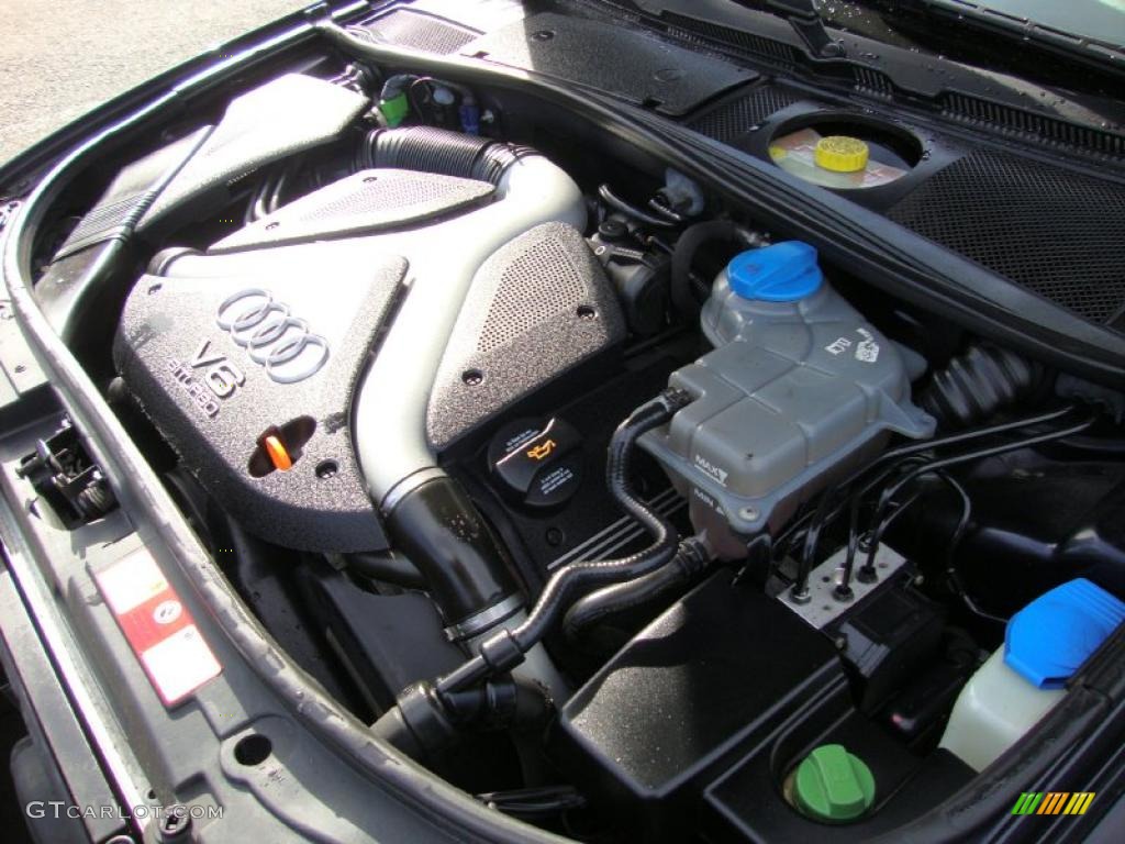 2003 Audi A6 2.7T quattro Sedan 2.7 Liter Turbocharged DOHC 30-Valve V6 Engine Photo #38188196