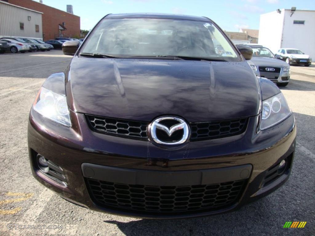 2007 CX-7 Grand Touring - Black Cherry Mica / Black photo #3