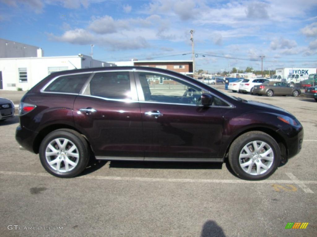 2007 CX-7 Grand Touring - Black Cherry Mica / Black photo #7