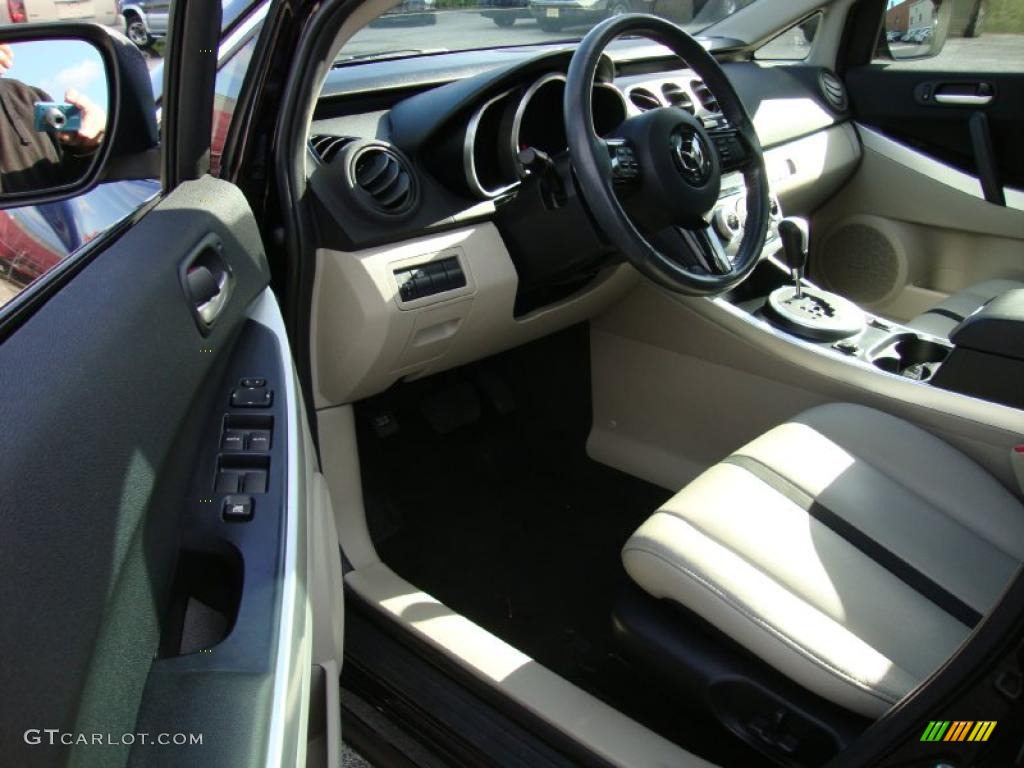 2007 CX-7 Grand Touring - Black Cherry Mica / Black photo #13