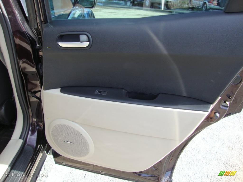 2007 CX-7 Grand Touring - Black Cherry Mica / Black photo #25